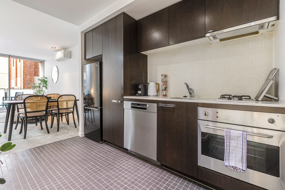 Cook with ease in the kitchen, where quality appliances and thoughtful essentials make everything from breakfast to dinner feel effortless.
