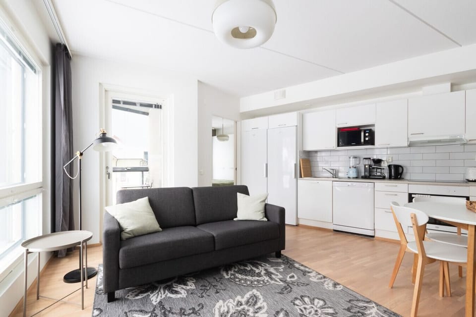 The sofa converts into a bed for the 5th and 6th guest`s