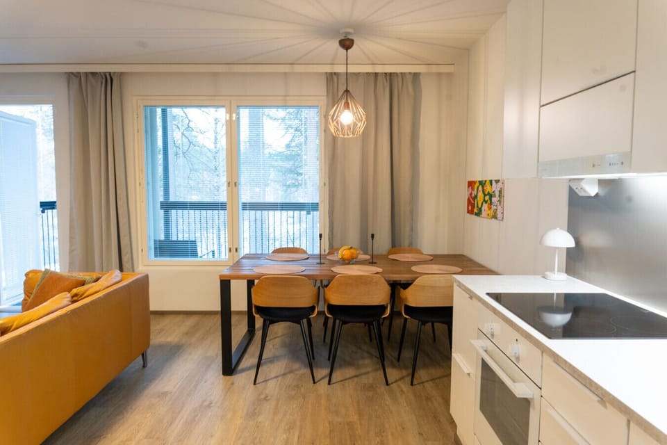 Dining area and balcony access