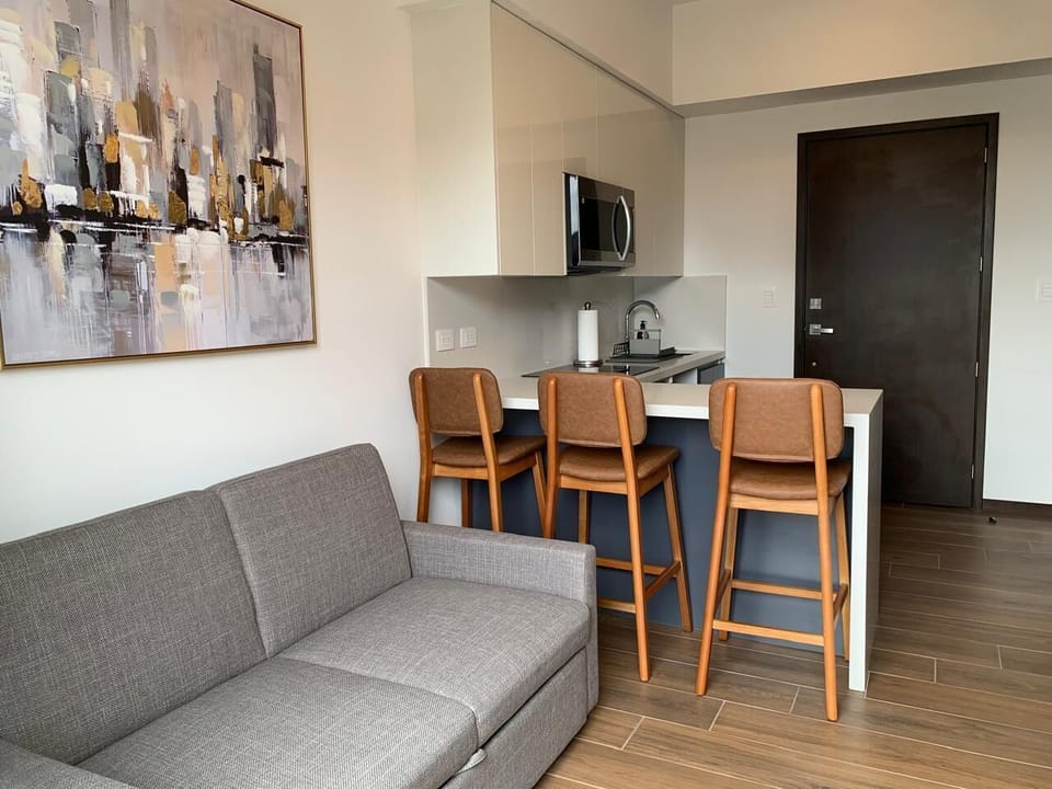 Deluxe Apartment, City View | Blackout drapes, soundproofing, iron/ironing board, WiFi (free)