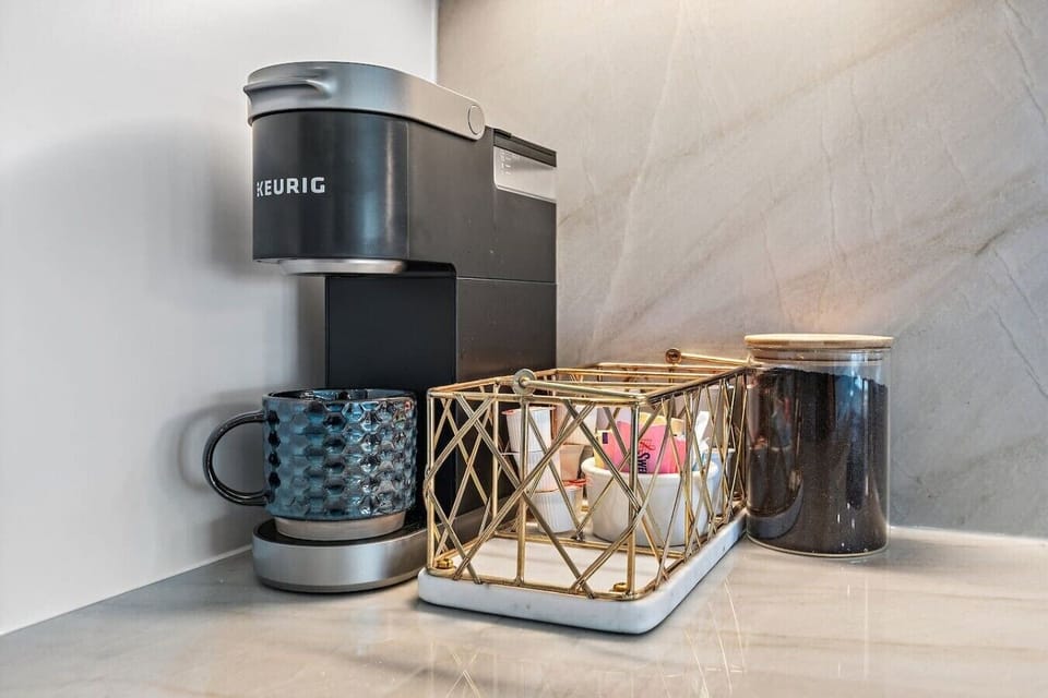 A Keurig is Provided for Your Morning Coffee
