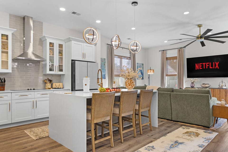 The best memories are made in the Kitchen.  Everything you will need to prepare a meal. 