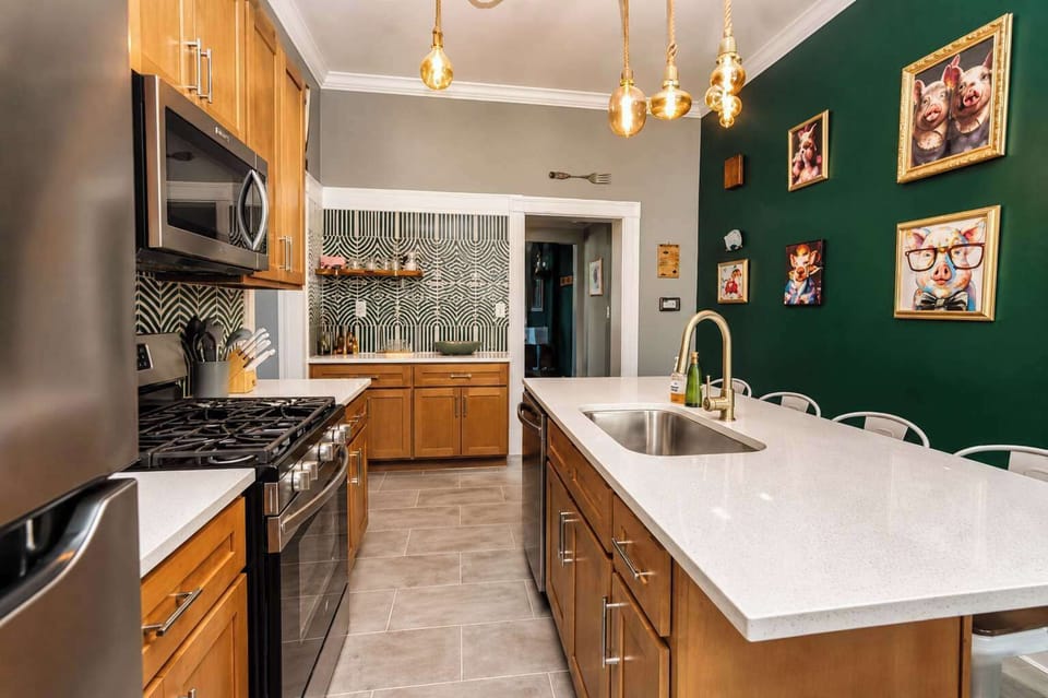 Fully equipped kitchen