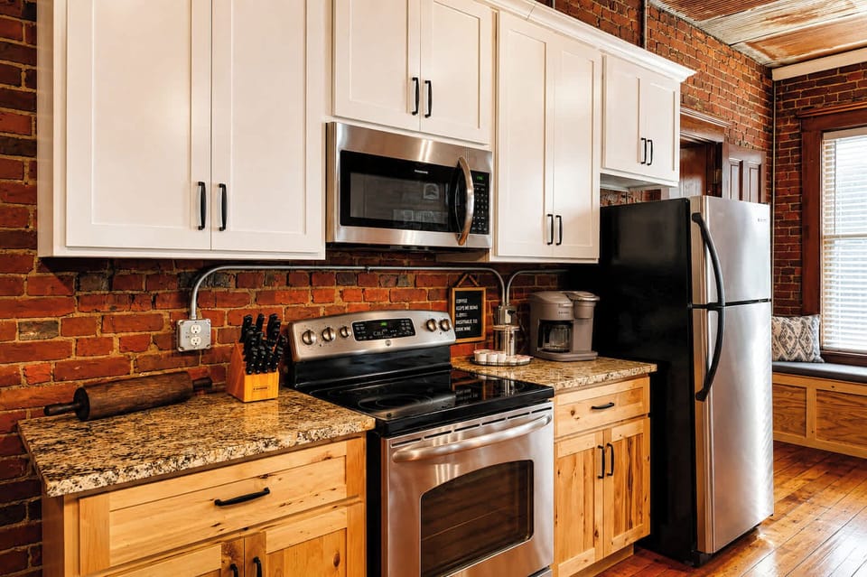 Fully stocked coffee and beverage station for easy morning routines