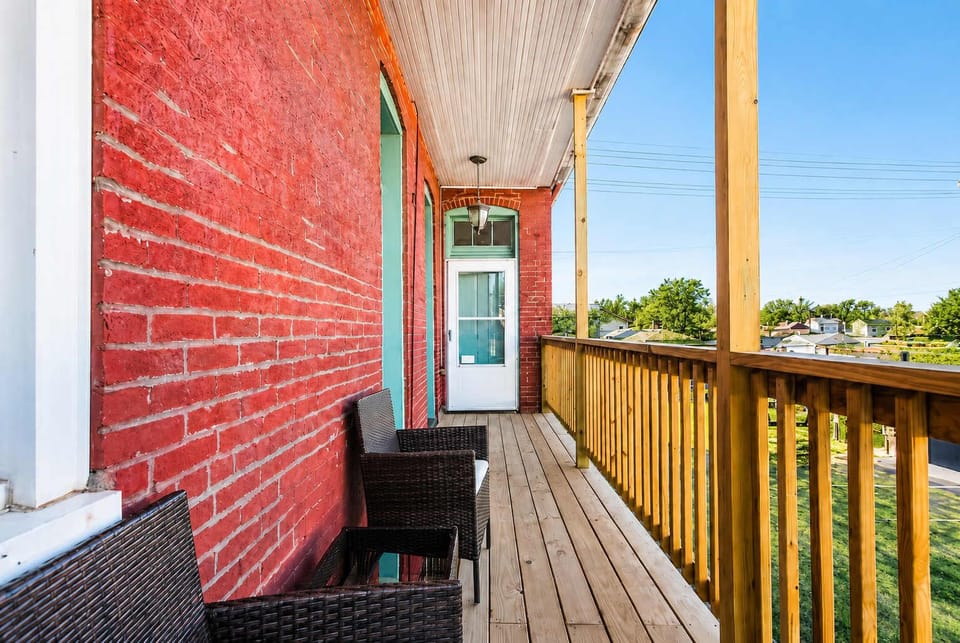 Relax on the balcony with your morning coffee