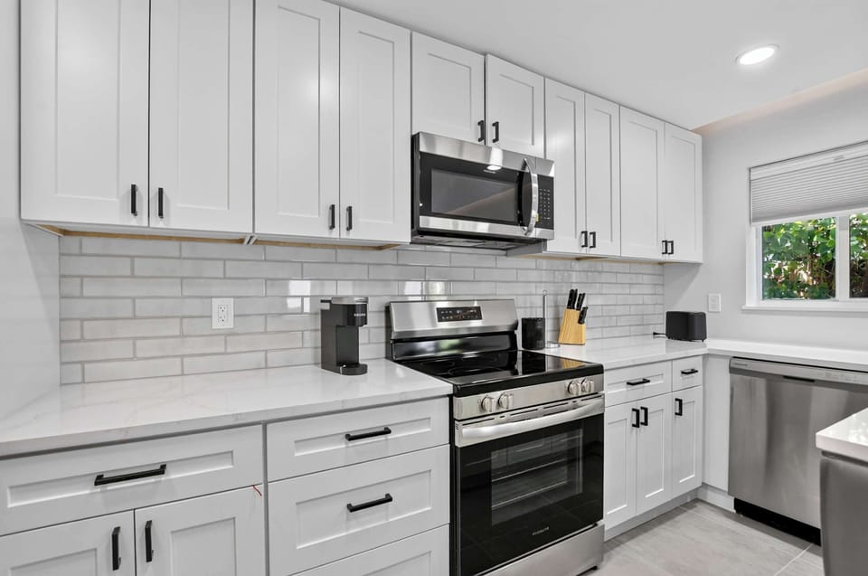 A well-appointed kitchen designed for easy meal prep and gathering