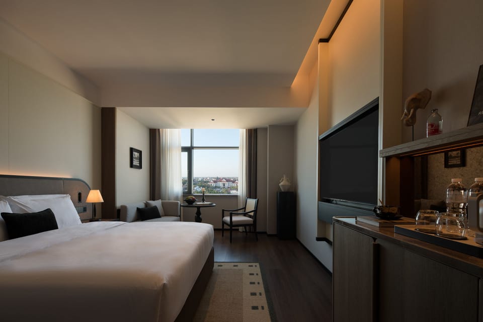 Superior Double Room, Non Smoking, City View | Blackout drapes, soundproofing, iron/ironing board (on request)