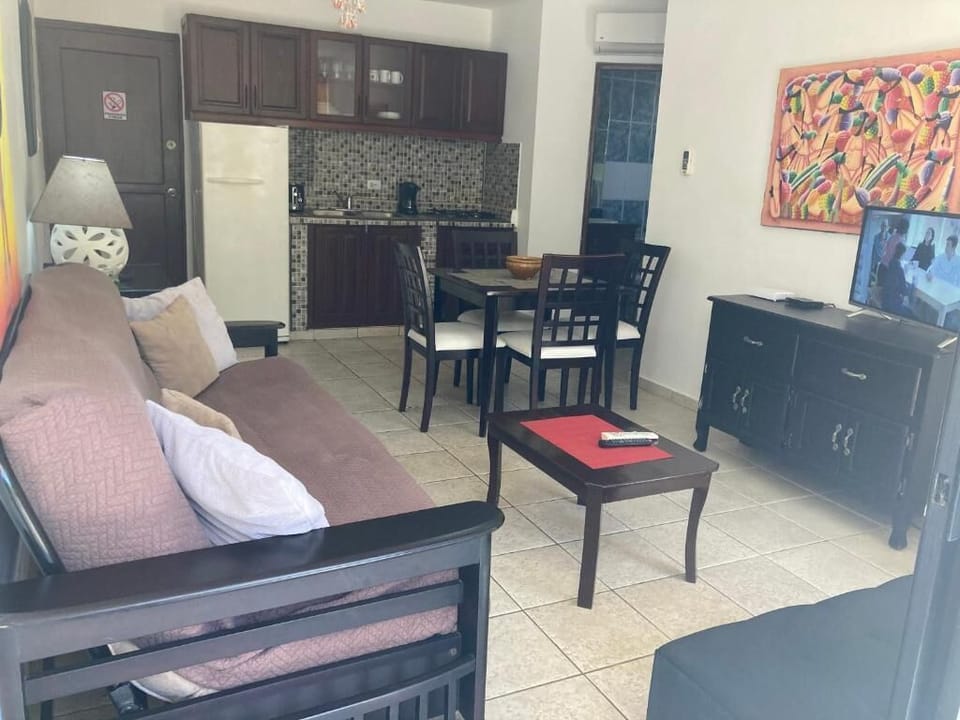 Apartment, 1 Bedroom, Accessible, Smoking | Living area