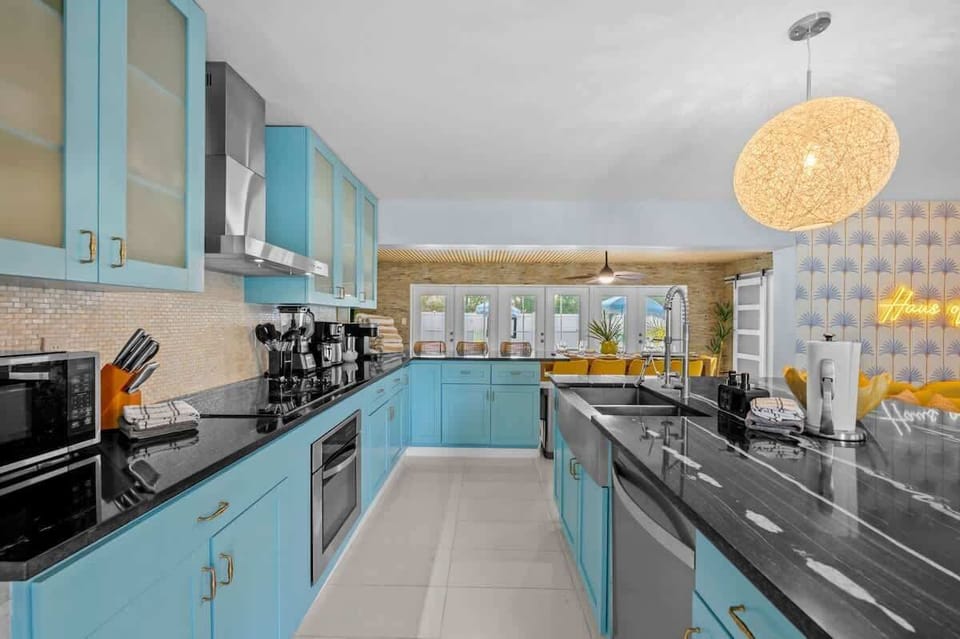 Kitchen: A bright, functional kitchen with ample counter space and everything you need for easy meal prep, morning coffee, or casual dining during your stay.