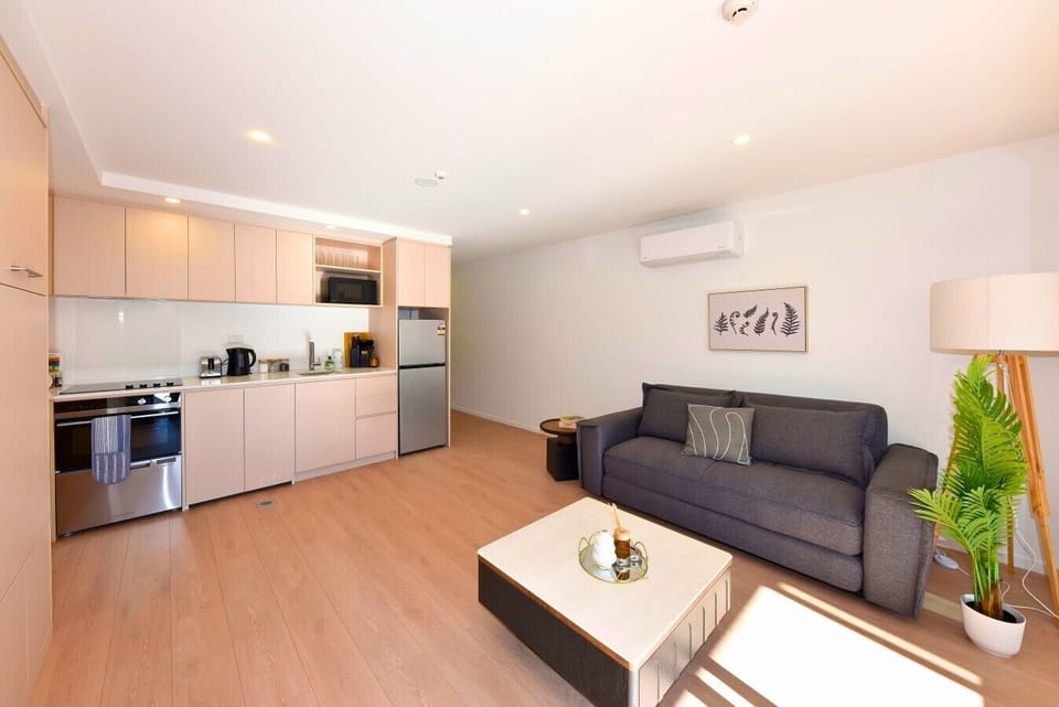 Living Area and Kitchen