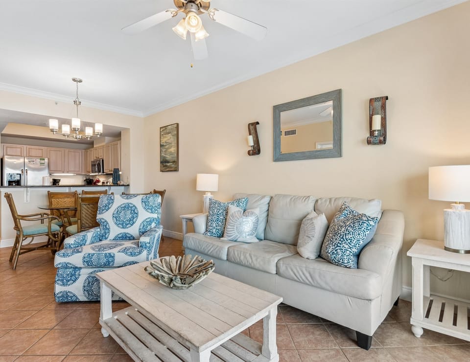 Living Area - Queen Sleeper Sofa