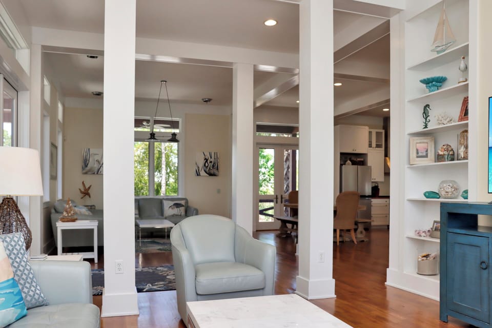 Living Room and Den