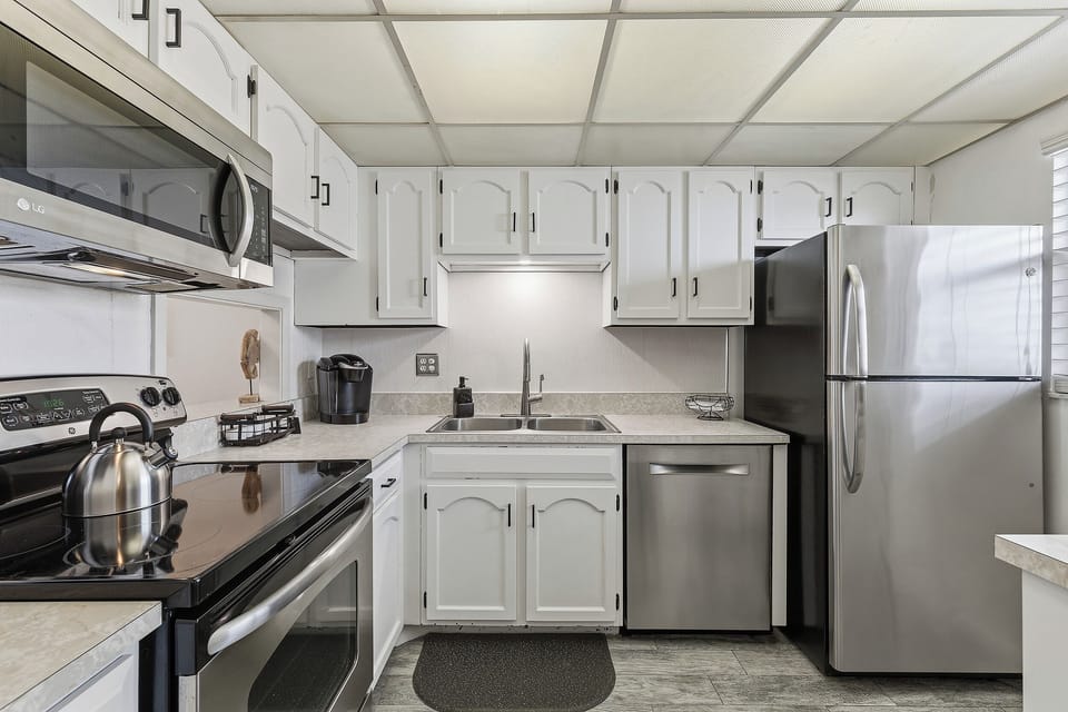 The full kitchen