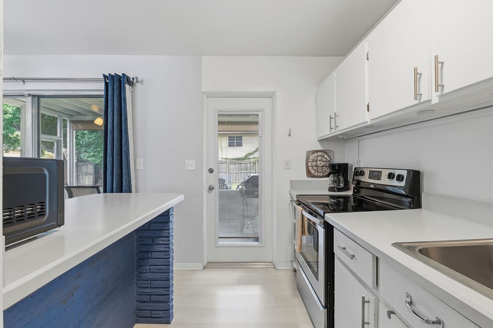 Kitchen Opens to Patio
