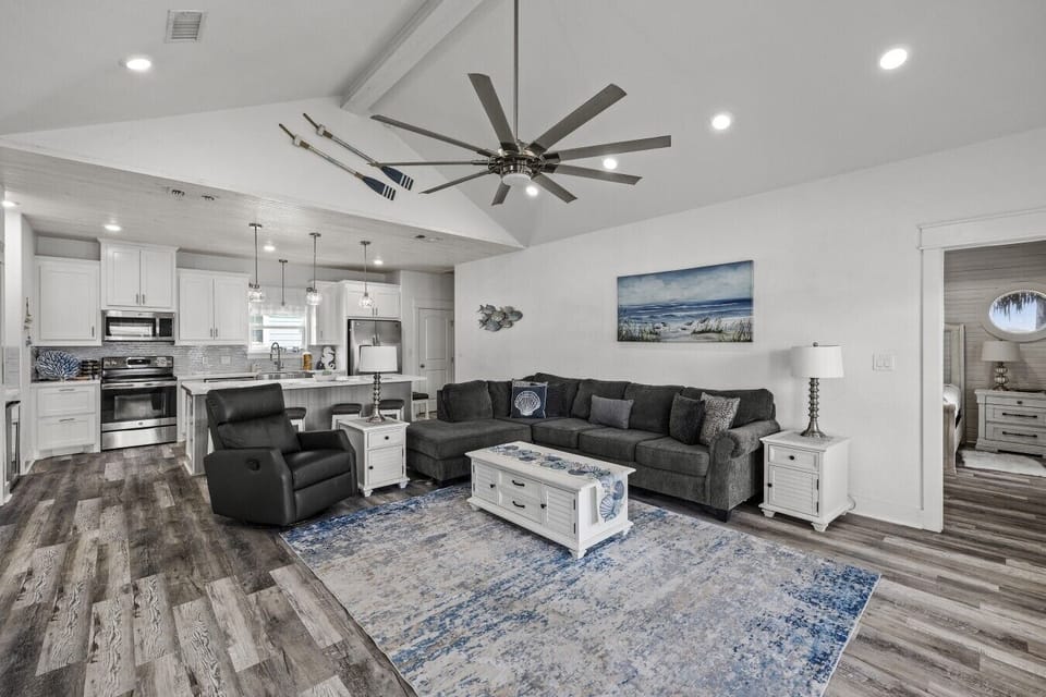 This is the main living room area of the home