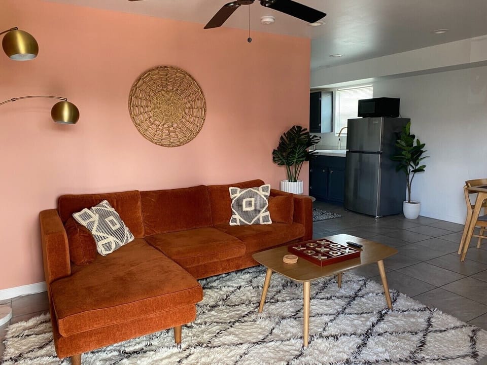 This is the main living room area of the home