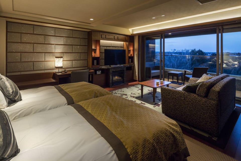 Forest Spa Twin Room (Sofa Bed Provided for 3rd Guest,Non Smoking) | Minibar, blackout drapes, free WiFi, bed sheets
