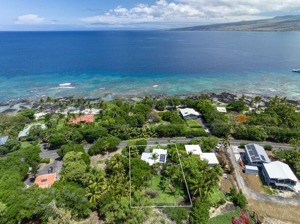Property located across from the ocean