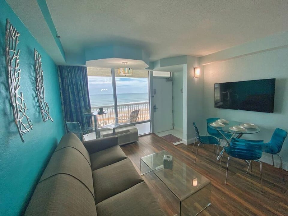 Sip, relax, and take in the ocean breeze from the balcony. 