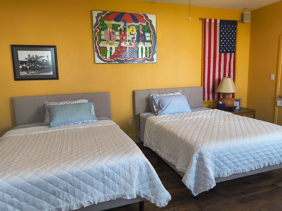 MAIN HOUSE BEDROOM # 4 TWO QUEEN BEDS
