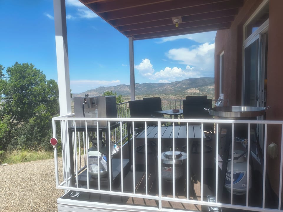 GUEST HOUSE PATIO GRILLES AND SEATING