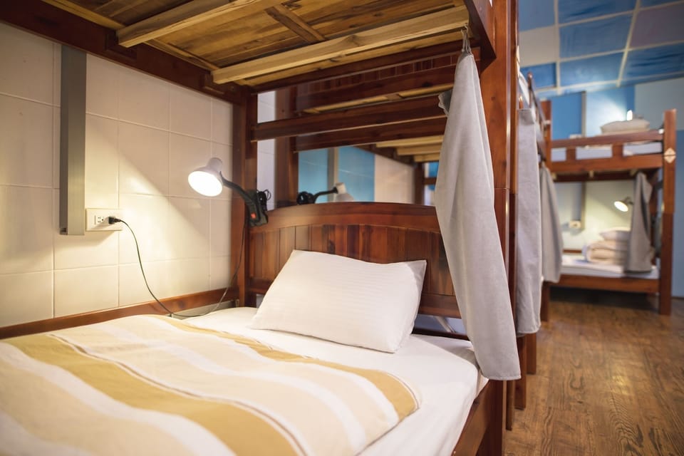 1 bed in a 10-bed female dorm (female only)  | Desk, blackout drapes, soundproofing, free WiFi