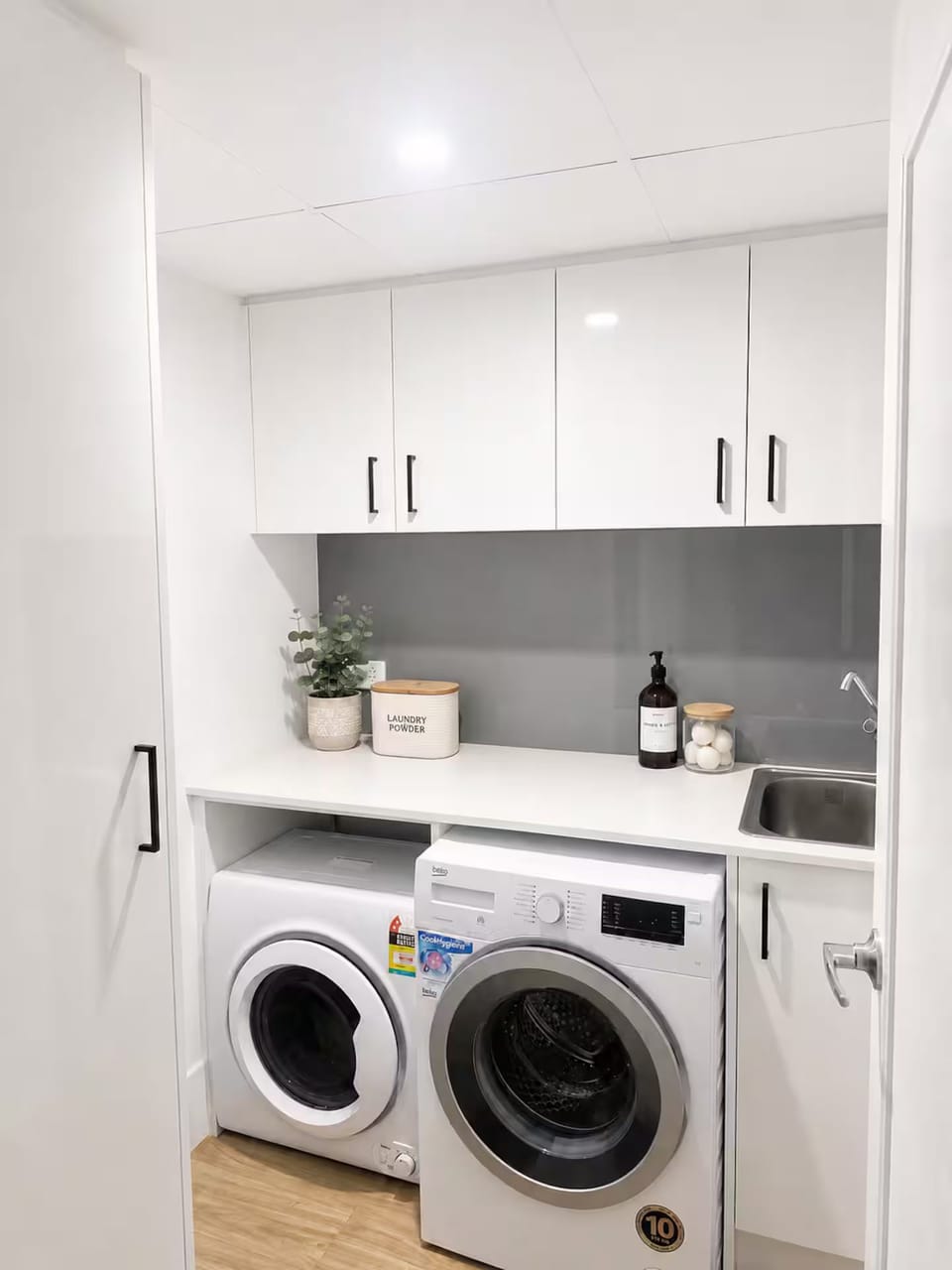Full laundry.