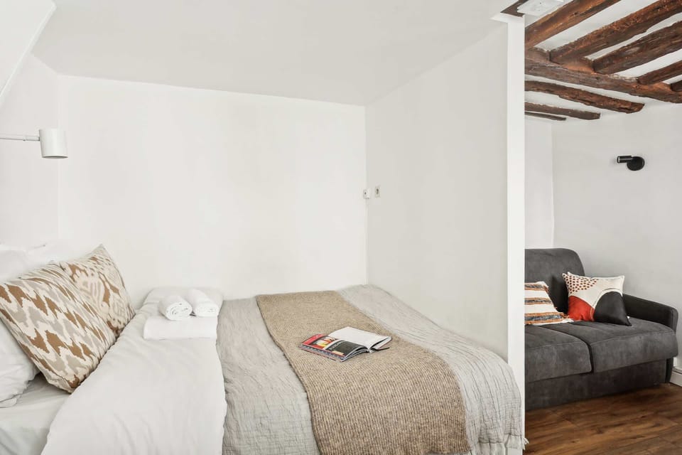 The open-plan living, kitchen and dining area
