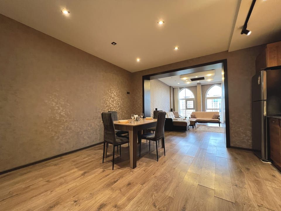 Dining area connecting directly to the kitchen and living room.