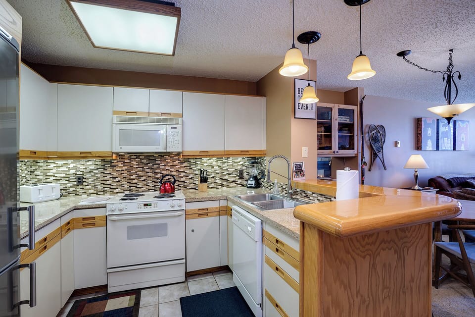 Your fully equipped kitchen makes you feel right at home with everything you need to prepare your favorite meals during your stay.