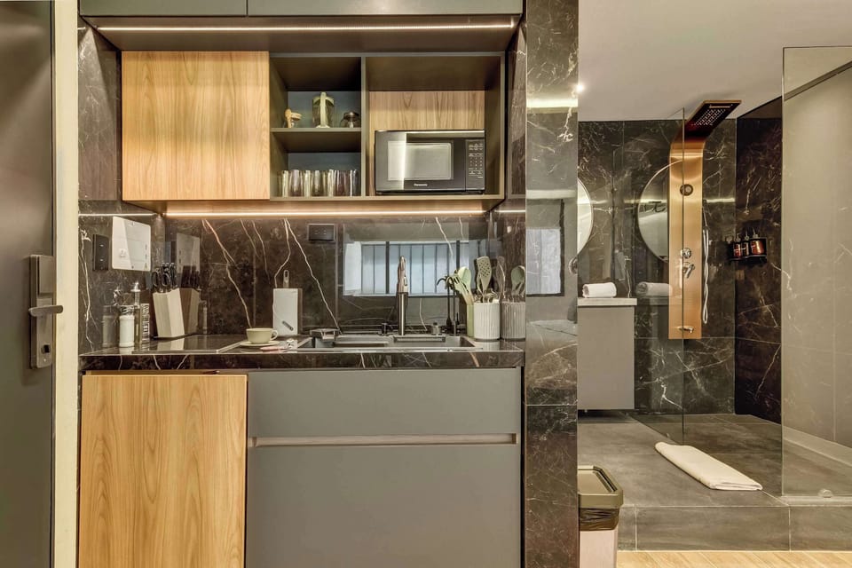 Functional and welcoming kitchen