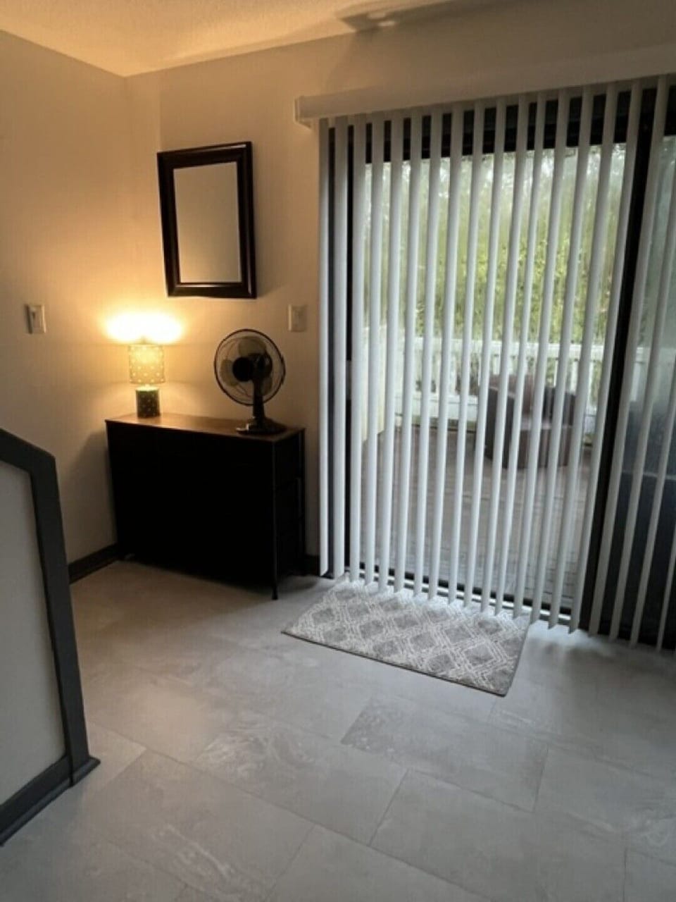 Dresser for Sleeper Sofa and Back Porch  View