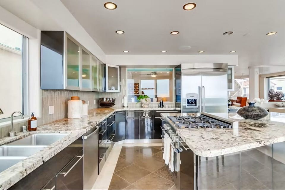 Modern fully equipped kitchen
