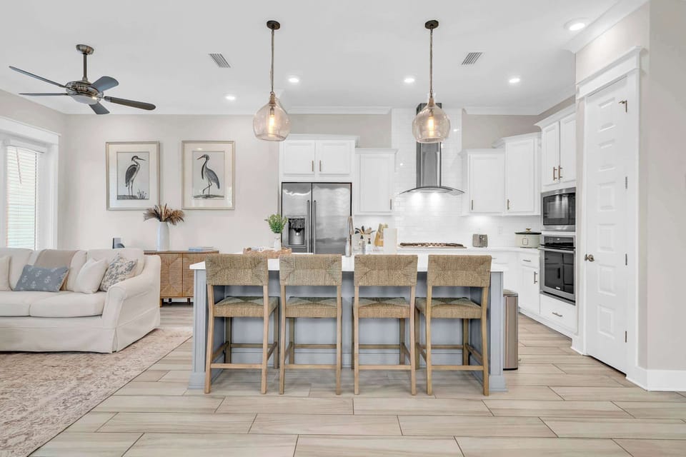 Enjoy cooking with family in the gourmet kitchen!