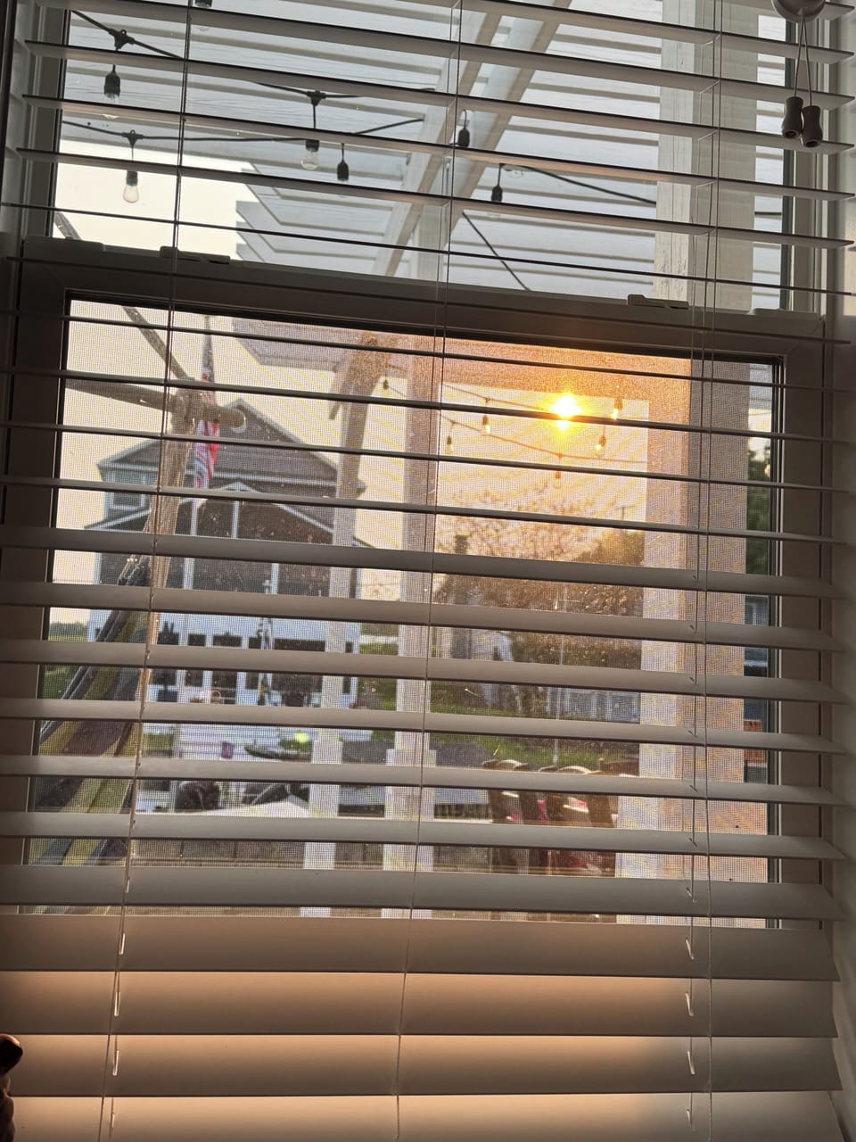 Sunset from the Sunroom 