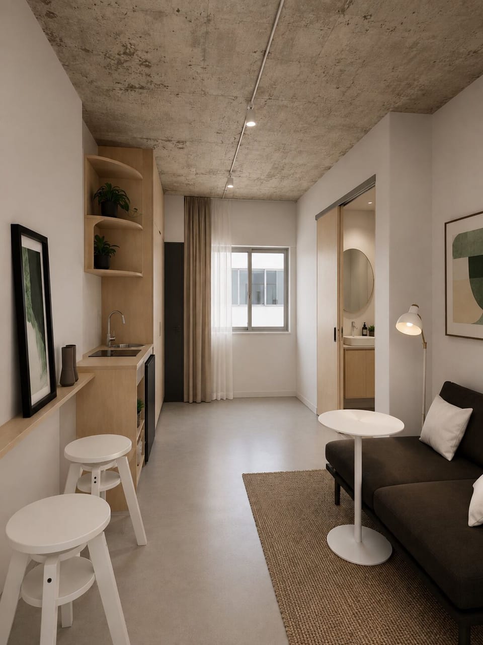 Reading and kitchen 