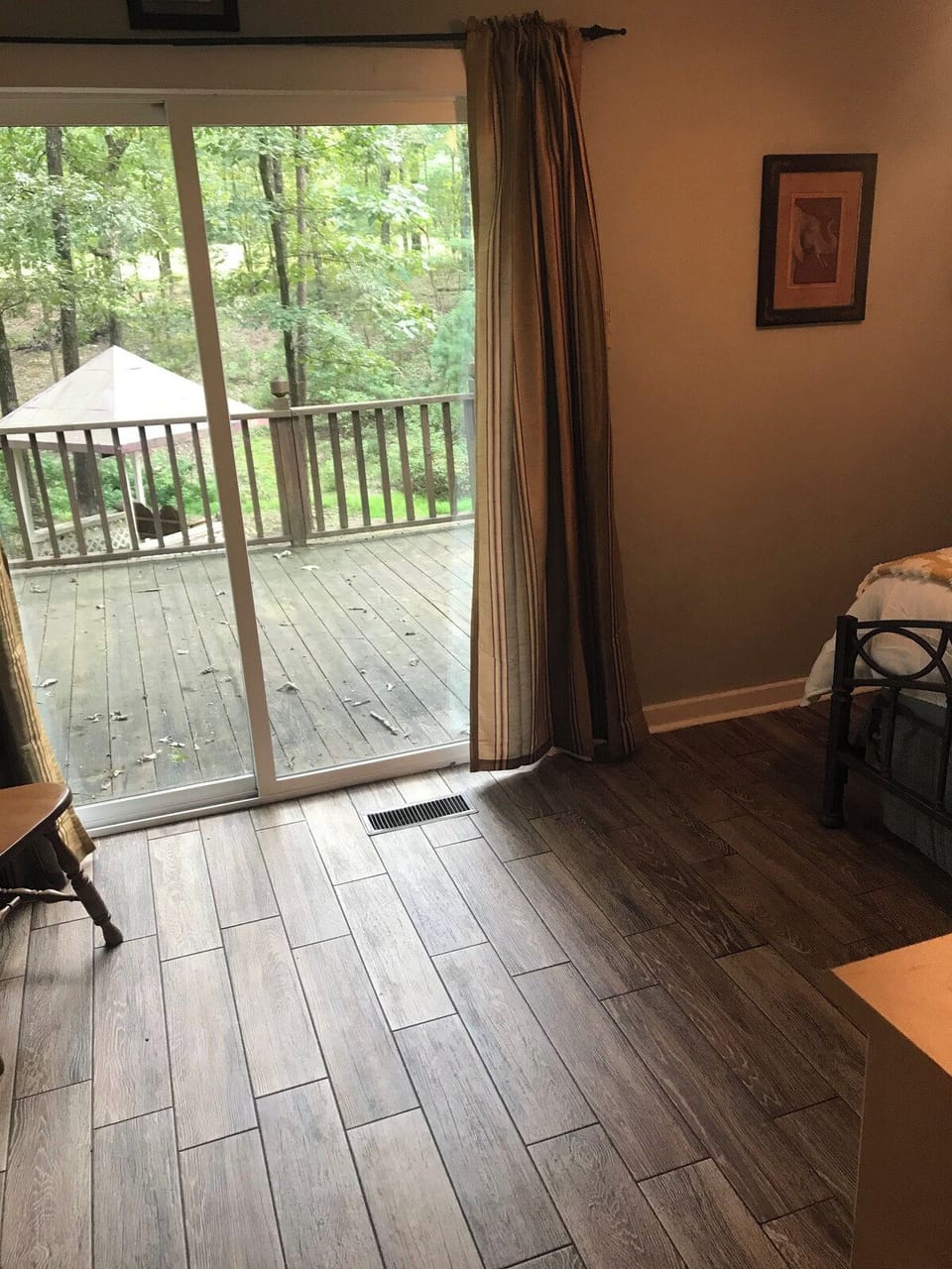 Beautiful view, off the private deck.
