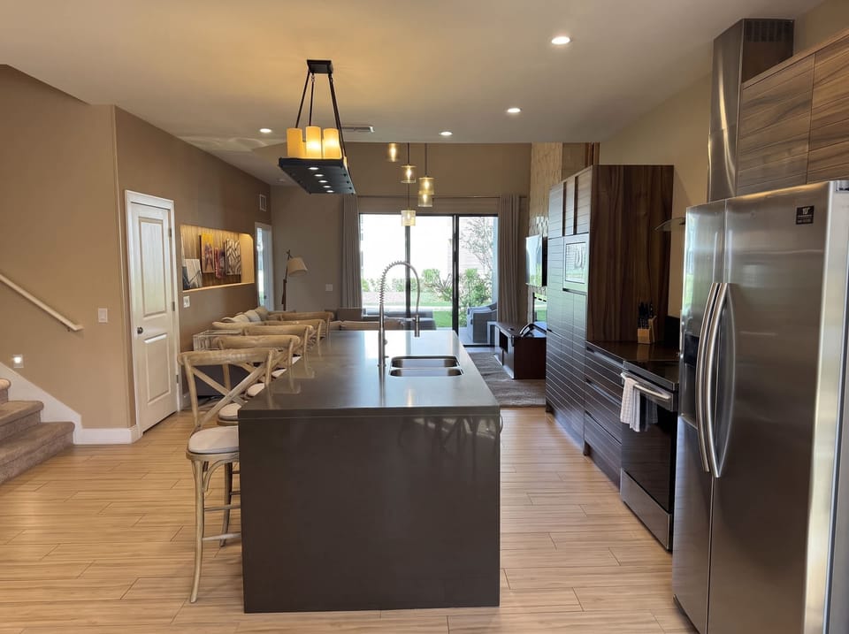 Enjoy cooking and gathering in the well-equipped kitchen
