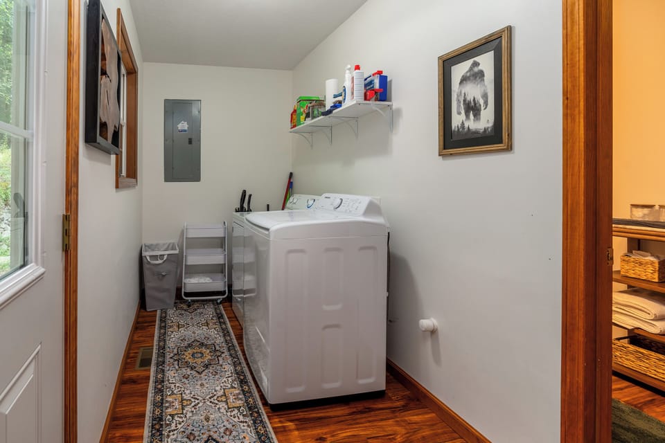 Washer and dryer for your convenience 