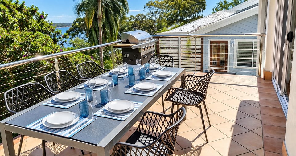 Balcony : Enjoy alfresco dining on the sun-filled terrace, complete with a barbecue and beautiful water views.