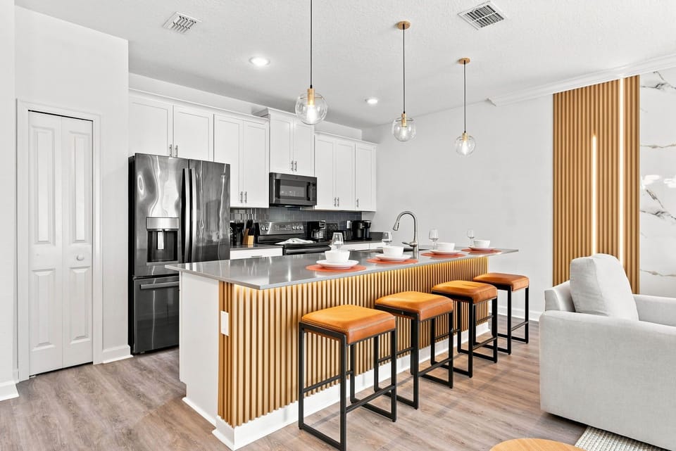 Villa (4 Bedrooms) | Private kitchen | Microwave, oven, stovetop, dishwasher