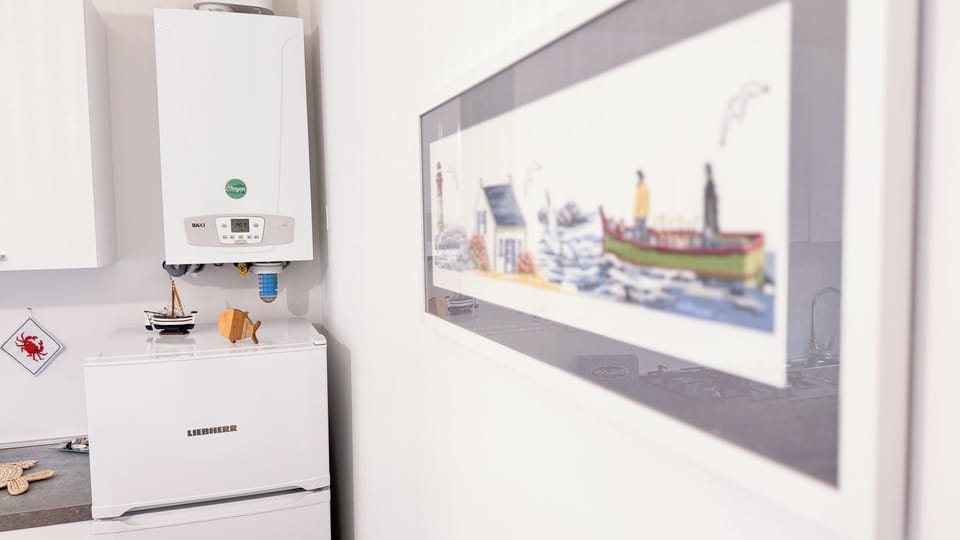 Apartment (1 Bedroom) | Private kitchenette | Microwave, oven, electric kettle, highchair
