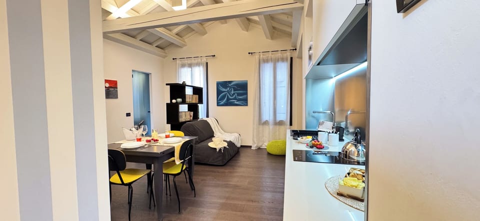 Apartment (1 Bedroom) | Living area | 32-inch Smart TV with cable channels