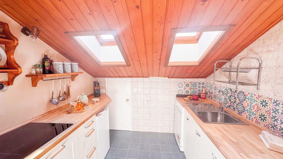 Apartment (2 Bedrooms) | Private kitchen | Stovetop, dishwasher, highchair, cookware/dishes/utensils