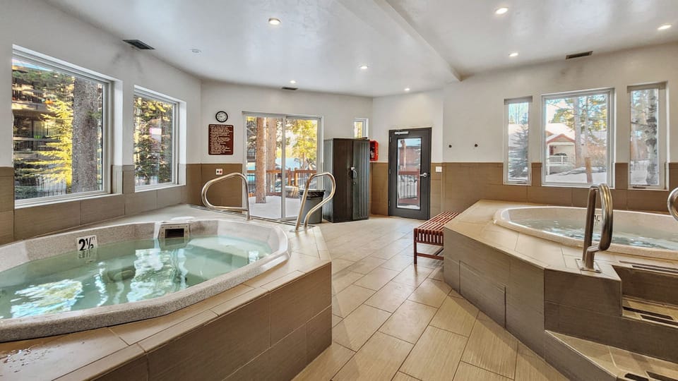 Two Large Indoor Hot Tubs
