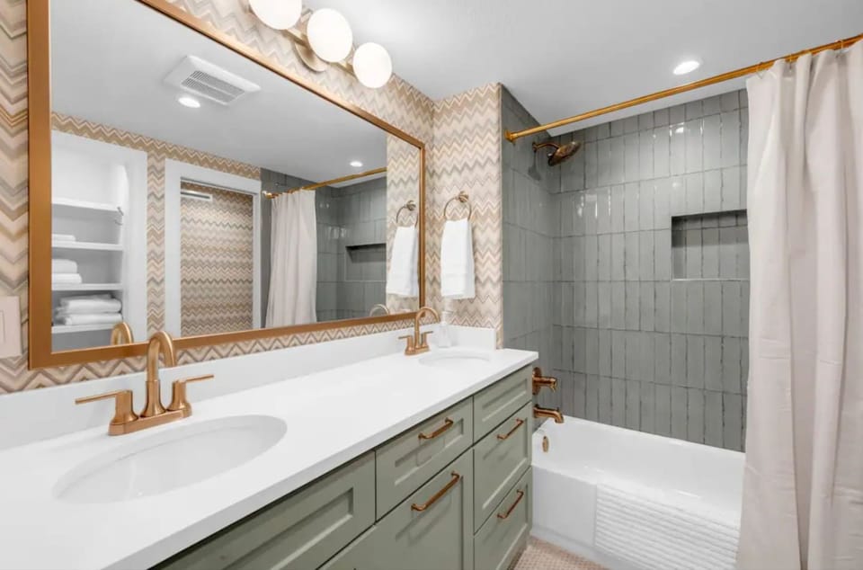 Downstairs primary bathroom