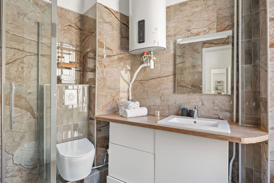 The first bathroom