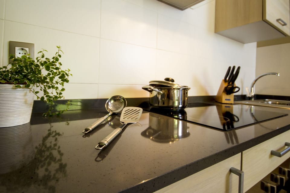 Apartment, 1 Bedroom | Private kitchen | Full-size fridge, microwave, stovetop, coffee/tea maker