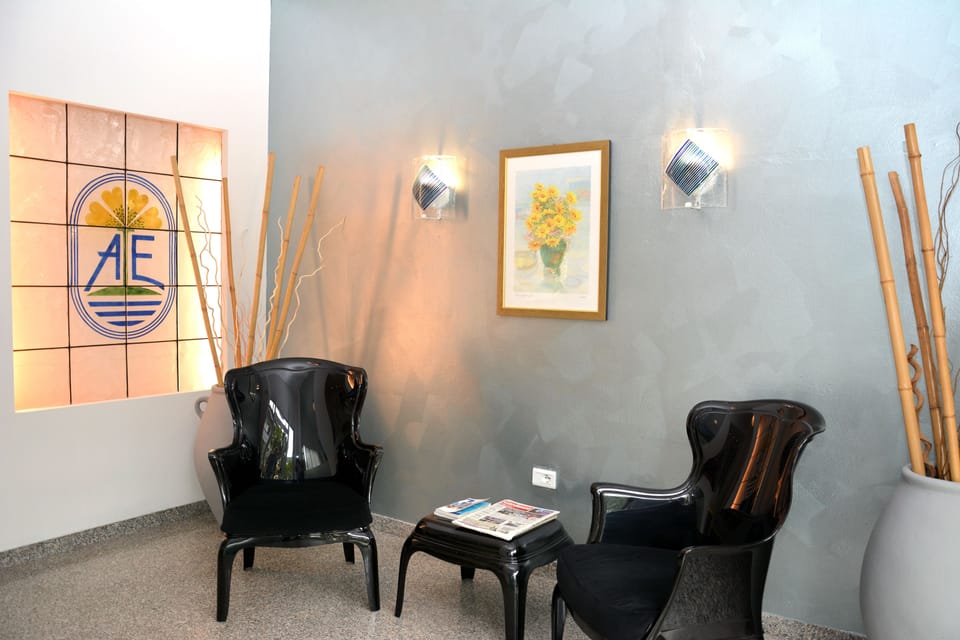 Lobby sitting area