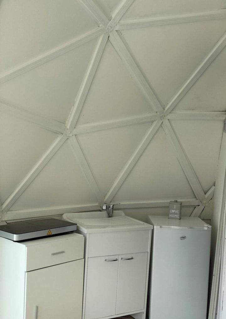 Tent, River View | Private kitchen | Espresso maker, coffee/tea maker